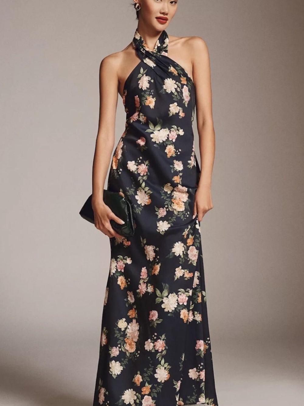 NWT! BHLDN | Anthropologie | Floral Halter Maxi Dress | Size 8